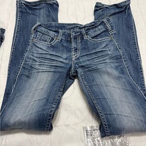 Cowgirl Tuff Women's Classic Denim Boot Cut Jeans